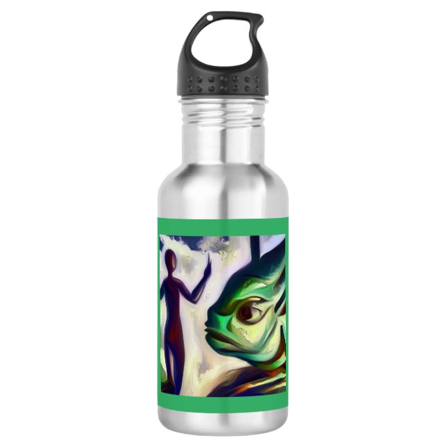 Spirit Animal Grasshopper 1 532 Ml Water Bottle (Front)