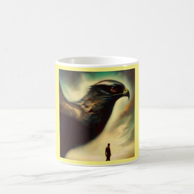 Spirit Animal Hawk 1 Coffee Mug (Center)