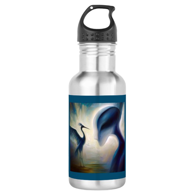 Spirit Animal Heron 1 532 Ml Water Bottle (Front)