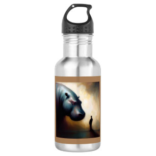 Spirit Animal Hippopotamus 2 532 Ml Water Bottle