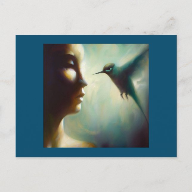 Spirit Animal Hummingbird 4 Postcard (Front)