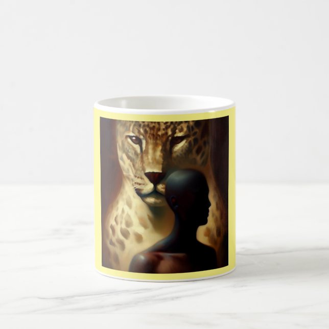 Spirit Animal Jaguar 1 Coffee Mug (Center)