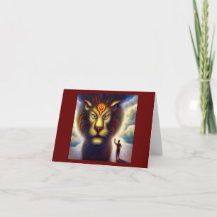 Spirit Animal Lion 4 Card