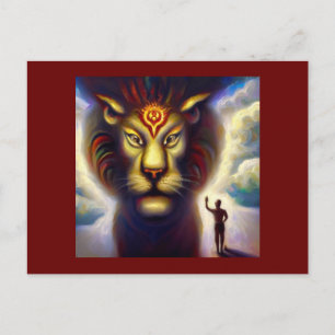 Spirit Animal Lion 4 Postcard