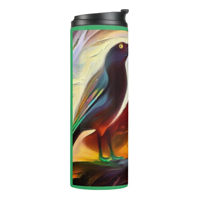 Spirit Animal Mockingbird 3 Thermal Tumbler (Rotated Left)
