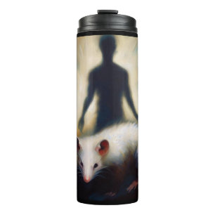 Spirit Animal Opossum 1 Thermal Tumbler