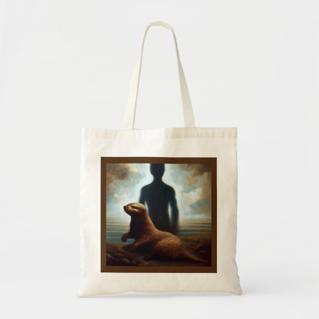 Spirit Animal Otter 2 Tote Bag (Front)