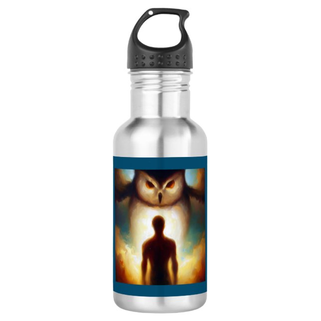 Spirit Animal Owl 1 532 Ml Water Bottle (Front)