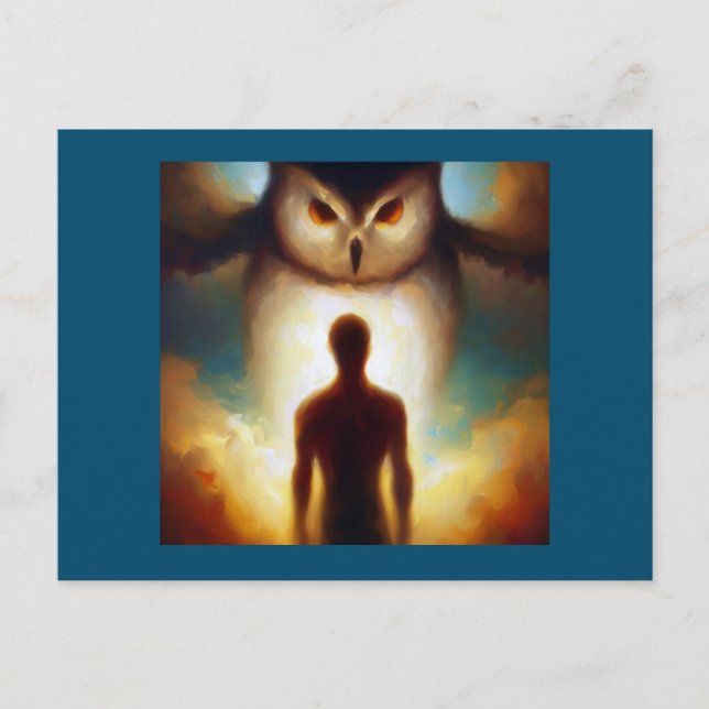 Spirit Animal Owl 1 Postcard (Front)