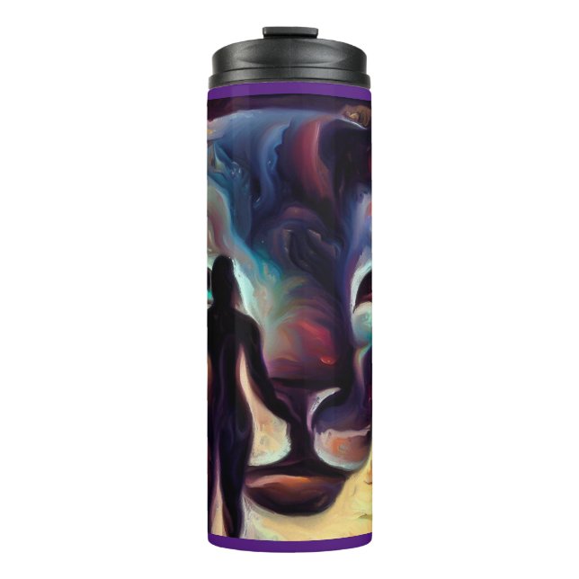 Spirit Animal Panther 3 Thermal Tumbler (Front)