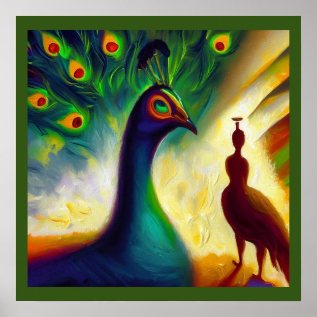 Spirit Animal Peacock 3 Poster (Front)