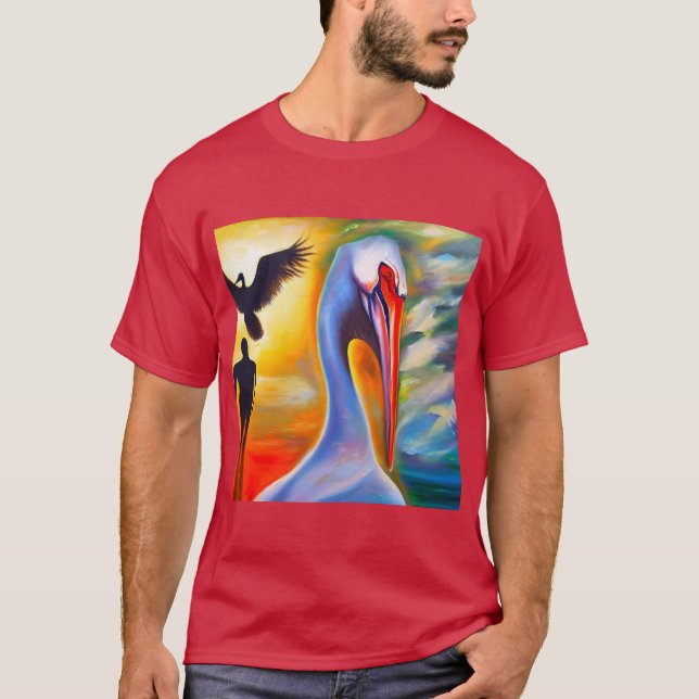 Spirit Animal Pelican 2 T-Shirt (Front)