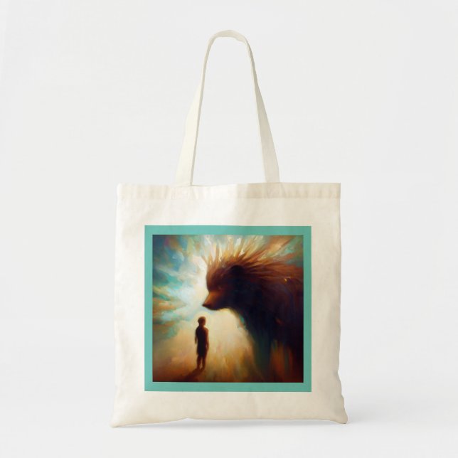 Spirit Animal Porcupine 2 Tote Bag (Front)