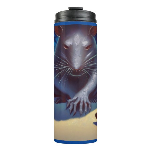 Spirit Animal Rat 3 Thermal Tumbler (Front)