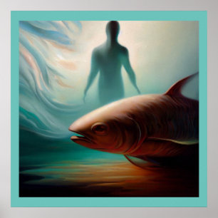 Spirit Animal Salmon 1 Poster