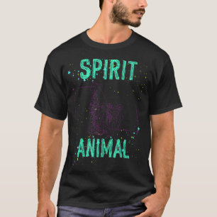 Spirit Animal Squid Pink Animals Comfort Cute Col T-Shirt