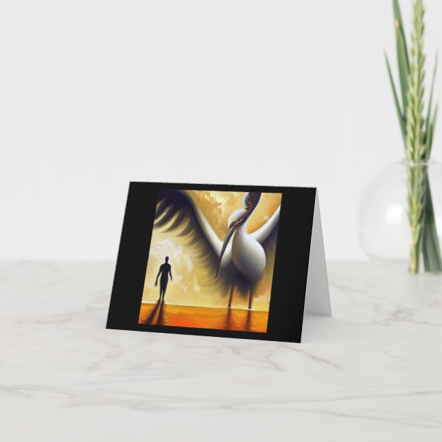 Spirit Animal Stork 3 Card (Front)