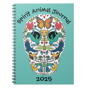 Spirit Animal Sugar Skull Notebook Journal