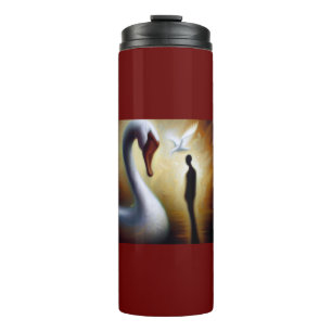 Spirit Animal Swan 1 Thermal Tumbler
