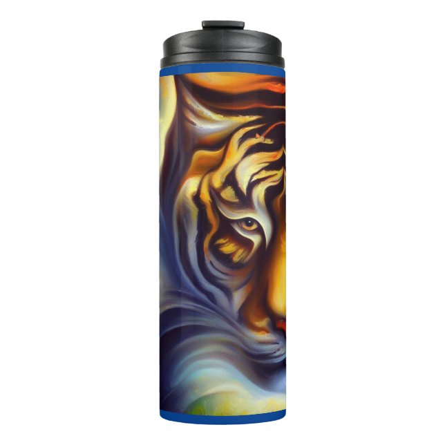 Spirit Animal Tiger 4 Thermal Tumbler (Front)