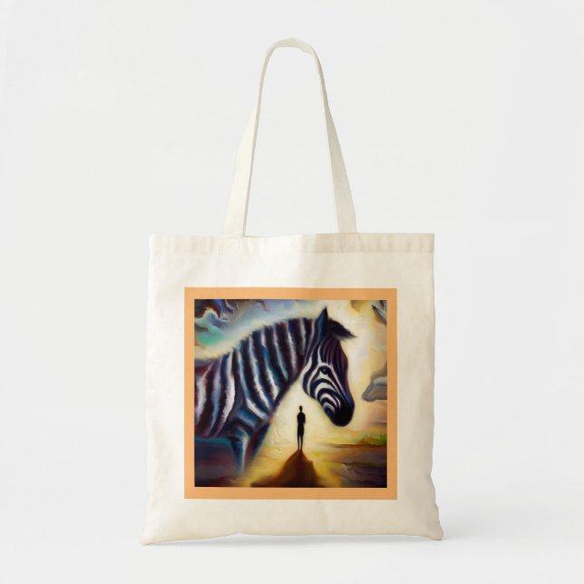 Spirit Animal Zebra 1 Tote Bag (Front)