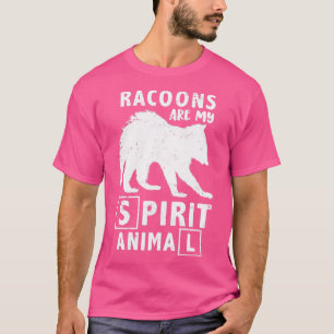 Spirit Animal Zoo Keeper Gift Racoon T-Shirt
