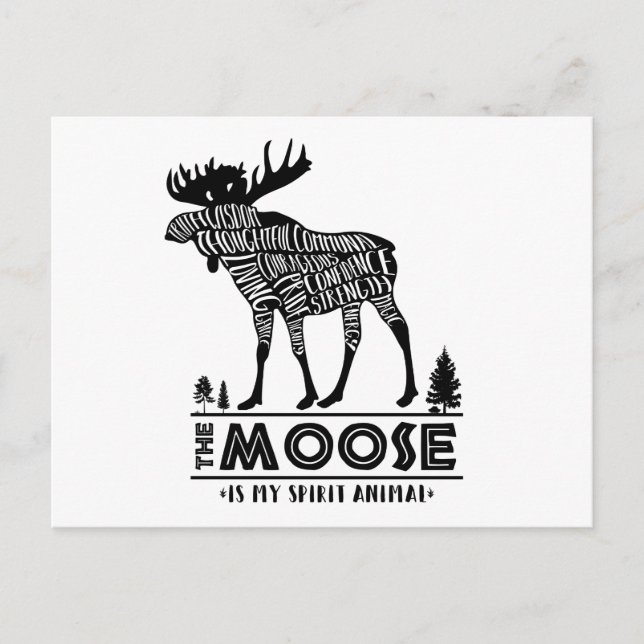 Spirit Animals: The Moose | Postcard (Front)