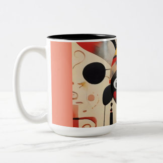 Spirit Art of Native American Two-Tone Coffee Mug