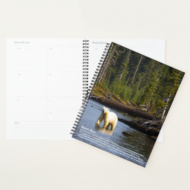 Spirit Bear Calendar Planner (Display)