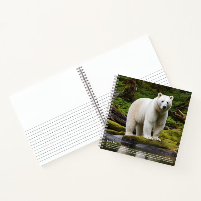 Spirit Bear Hardcover Notebook (Inside)