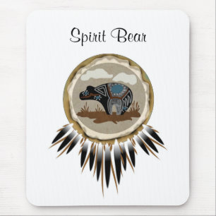 Spirit Bear Mouse Mat