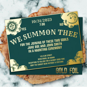 Spirit Board Halloween Gothic Wedding and Shower