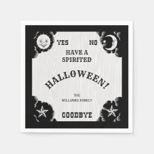 Spirit Board Halloween Paper Napkin