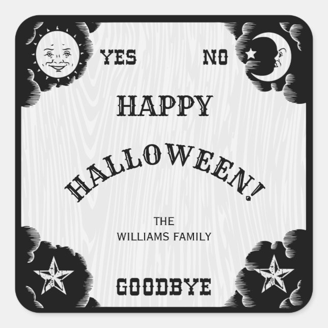 Spirit Board Halloween Sticker (Front)