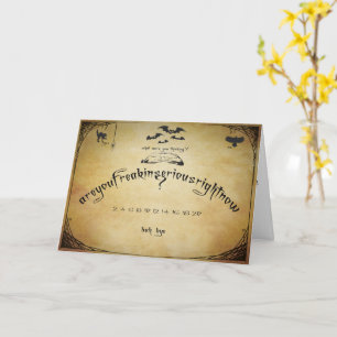 Spirit Board Humour Card