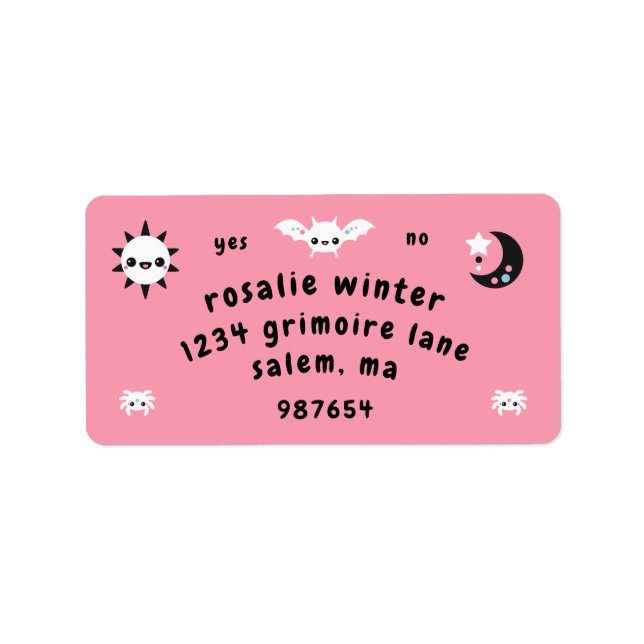 Spirit Board Label (Front)