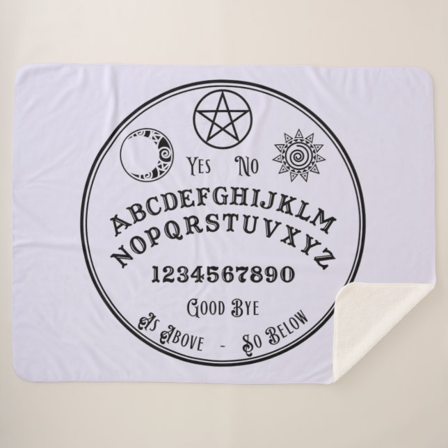 Spirit Board Sherpa Blanket (Front (Horizontal))