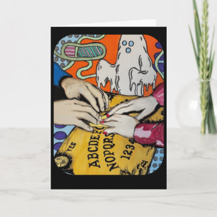 ‘Spirit Board Whispers’ Painting on a Card