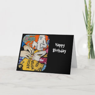 ‘Spirit Board Whispers’ Painting on a Card