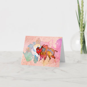 Spirit Buffalo Blank Notecard