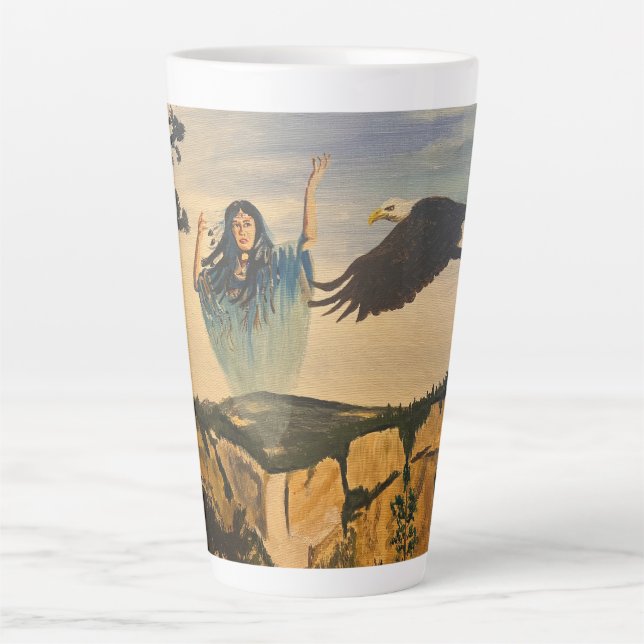 Spirit, by Gary Poling Latte Mug (Front)