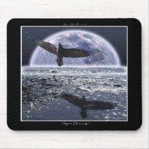 SPIRIT DANCING ~ Raven Art Mouse Pad