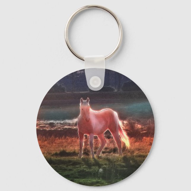 Spirit Dream Horse Key Ring (Front)