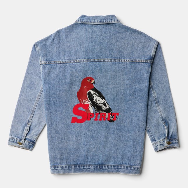 Spirit Eagle  Denim Jacket (Back)