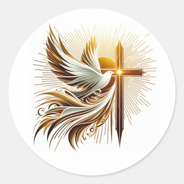 Spirit Fire emblem Classic Round Sticker (Front)