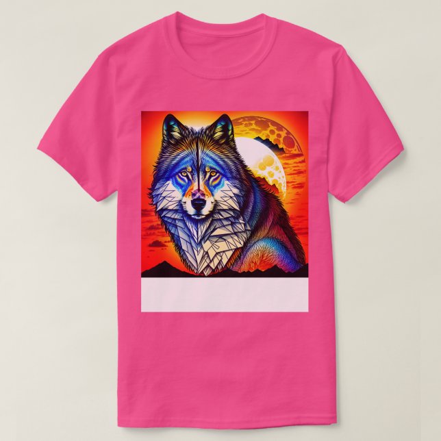 Spirit Guide Wolf 2 T-Shirt (Design Front)