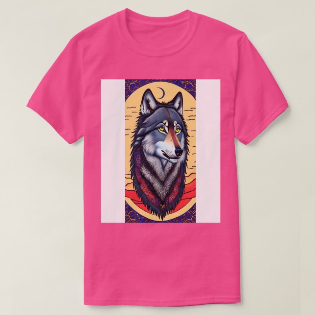 Spirit Guide Wolf 7 T-Shirt (Design Front)
