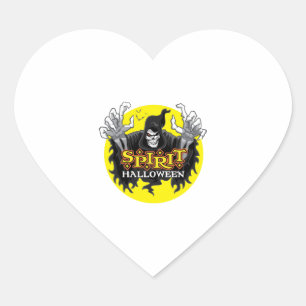 Spirit Halloween Heart Sticker