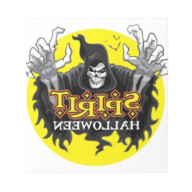 Spirit Halloween Notepad (Front)
