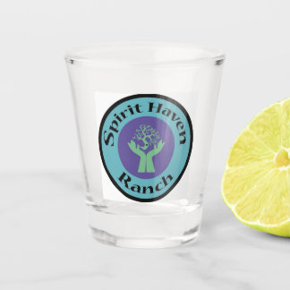 Spirit Haven Ranch Logo New Colours Shot Glass